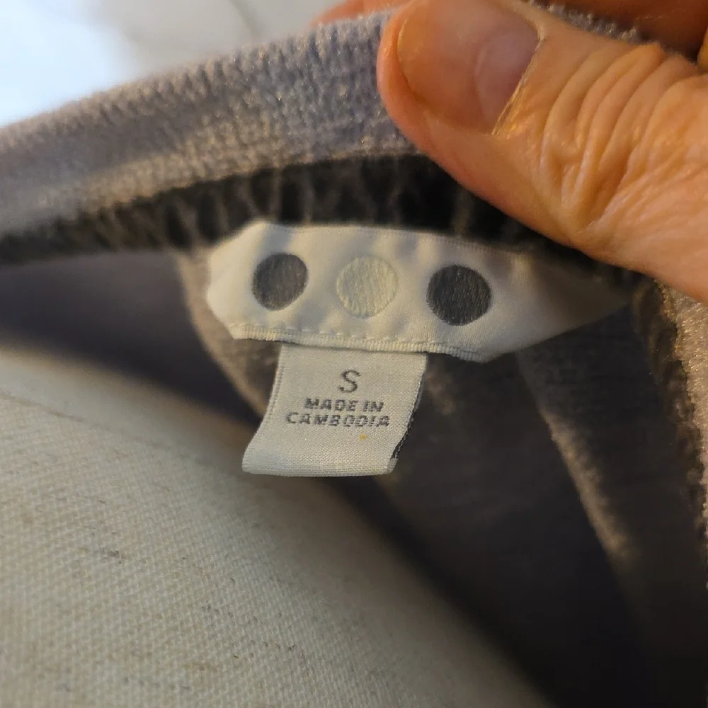 Three‎ Dots Lavender Marled Lightweight Pullover Size S